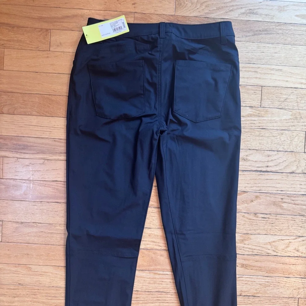 All In Motion Mens 360 Lifestyle Slim Fit 5-Pocket Pants Black 30x32 UPF 50+